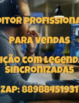 Eu vou editar seus vídeo, legendado chamativo