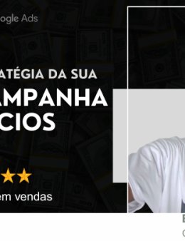 Eu vou criar toda estratégia da sua nova camp