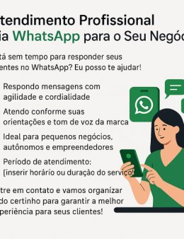 Eu vou responder seus clientes no Whatsapp