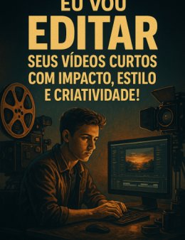 Eu vou Editar Seus Vídeos Curtos com Impacto