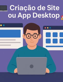 Eu vou criar seu website ou app desktop