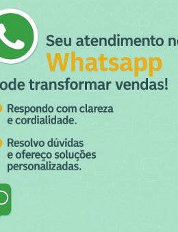 Eu vou atender seus clientes no WhatsApp