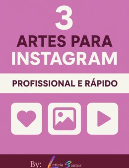 3 artes profissionais para Instagram ( feed ou story)