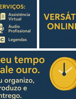Eu vou Versátil – Assistente Virtual, Áudio e