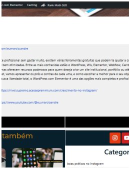 Eu vou criar os posts para seu blog