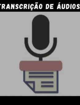 Eu vou transcrever seu áudio ou vídeo