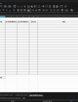 Eu vou fazer Planilhas de excel em variados modelos e formas