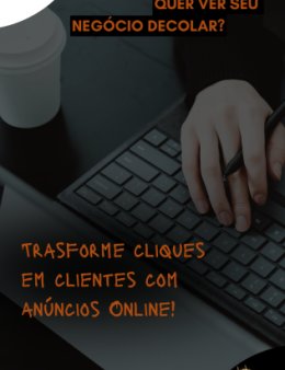 Eu vou anunciar seu negócio com estratégia.