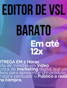 Eu vou Editar seus Videos