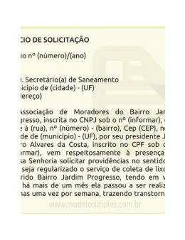 Eu vou elaborar ofícios para sua empresa.