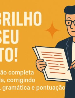 Eu vou Revisar seus texto