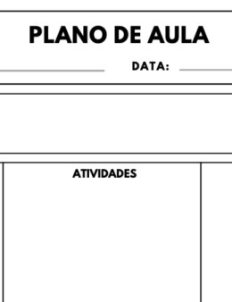 Eu vou fazer seu plano de aula