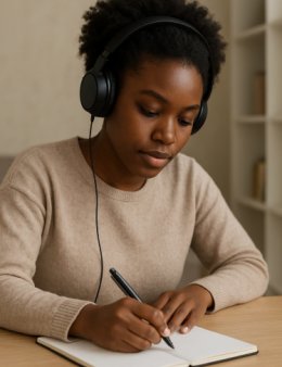 Eu vou transcrever seu áudio com precisão