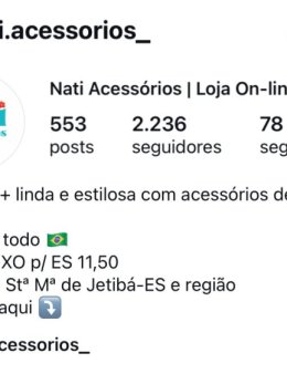 Eu vou analisar o seu perfil do Instagram