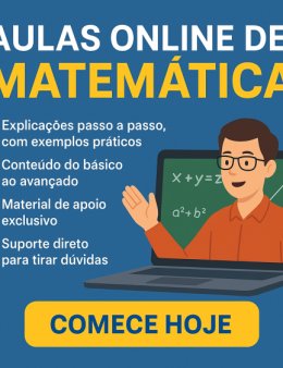 Eu vou Dar aulas online de Matematica
