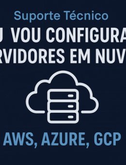 Eu vou configurar servidores em nuvem