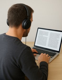 Eu vou transcrever o seu áudio