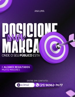 Eu vou criar Posts pra suas redes sociais