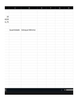 Eu vou criar uma planilha no excel para você!