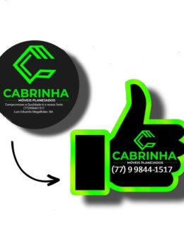 Eu vou fazer figurinha joinha com a sua logo