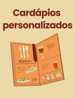 Eu vou criar um cardápio para você