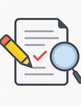 Eu vou revisar seu texto com atenção