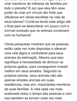 Eu vou escrever artigos de até 1200 palavras