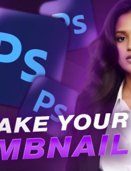 Eu vou criar sua Thumbnail para o Youtube.