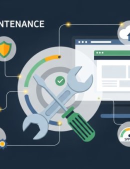 Eu vou fazer manutenção do seu site.