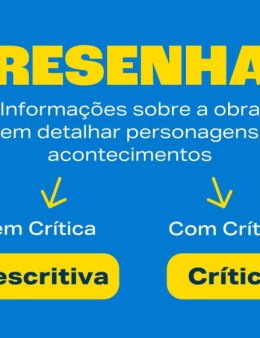 Eu vou  escrever artigos , redações e resenha