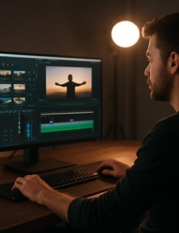 Eu vou editar videos ou fotos para você