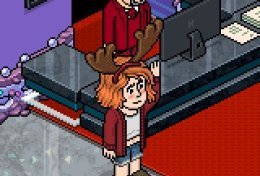 Eu vou te guiar no Habbo hotel por 2 dias
