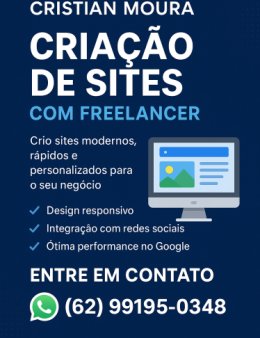 Eu vou criar o seu melhor site