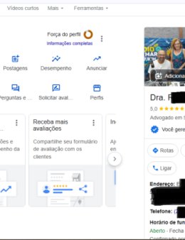 Eu vou criar perfil do seu negocio no google