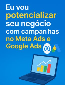 Eu vou criar e otimizar seus anúncios