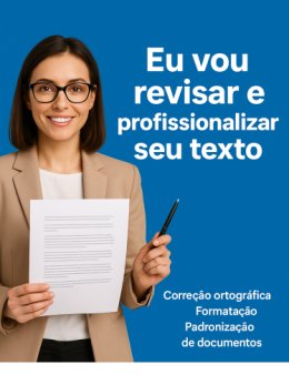 Eu vou corrigir e organizar seu conteúdo