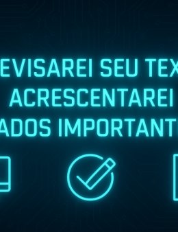 Eu vou Revisar o seu texto