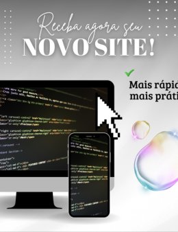 Eu vou criar o seu site em menos de 1 dia!