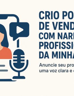 Eu vou fazer minha voz na sua ideia