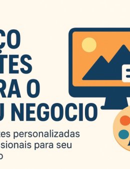 Eu vou fazer artes para o seu negócio