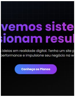 Eu vou criar sua landing page ou site na web