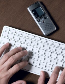 Eu vou transformar seu vídeo ou áudio em texto