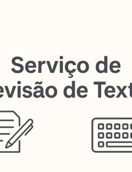 Eu vou revisar seu texto