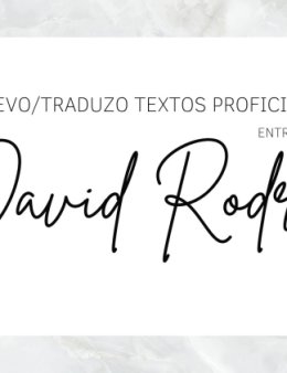 Eu vou Escrever/Traduzir seus Textos.