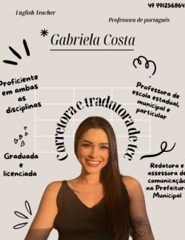 Eu vou revisar a gramática do seu texto