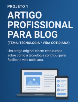 Eu vou escrever textos profissionais.