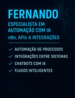 Eu vou automatizar os seus processos