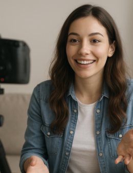 Eu vou  fazer vídeos para divulgar sua marca