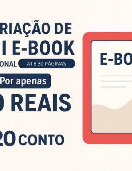 Eu vou fazer seu e-book