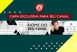 Eu vou Capa de seu Canal no YouTube